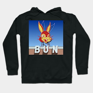 Bun sign with neon tubes Hoodie